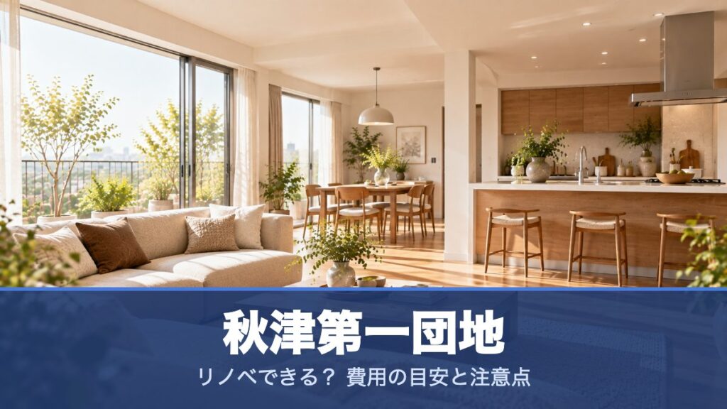 秋津第一団地のリノベーションのイメージ画像