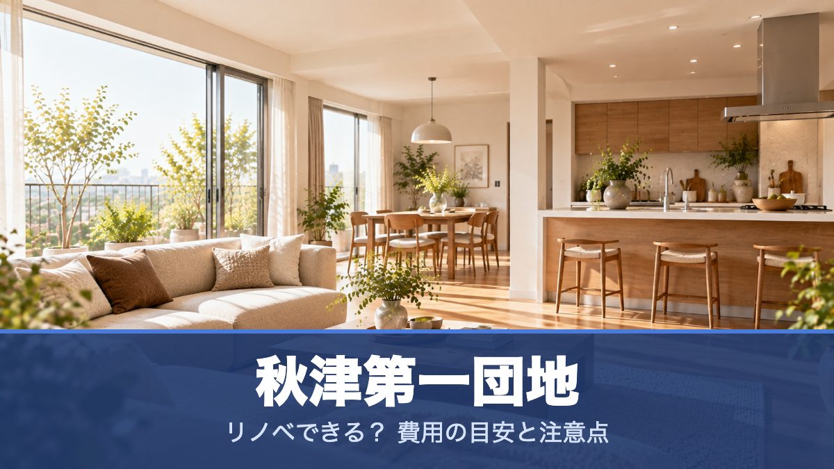 秋津第一団地のリノベーションのイメージ画像