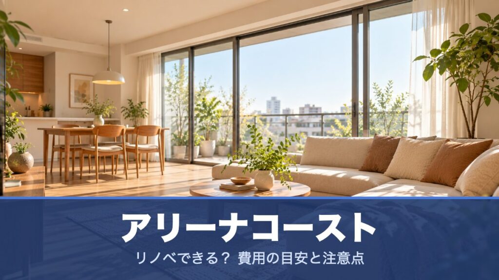 アリーナコーストのリノベーションのイメージ画像