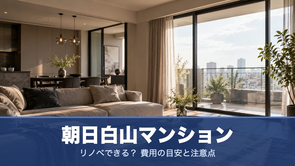 朝日白山マンションのリノベーションのイメージ画像