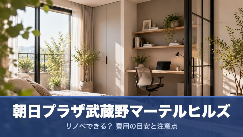 朝日プラザ武蔵野マーテルヒルズのリノベーションのイメージ画像