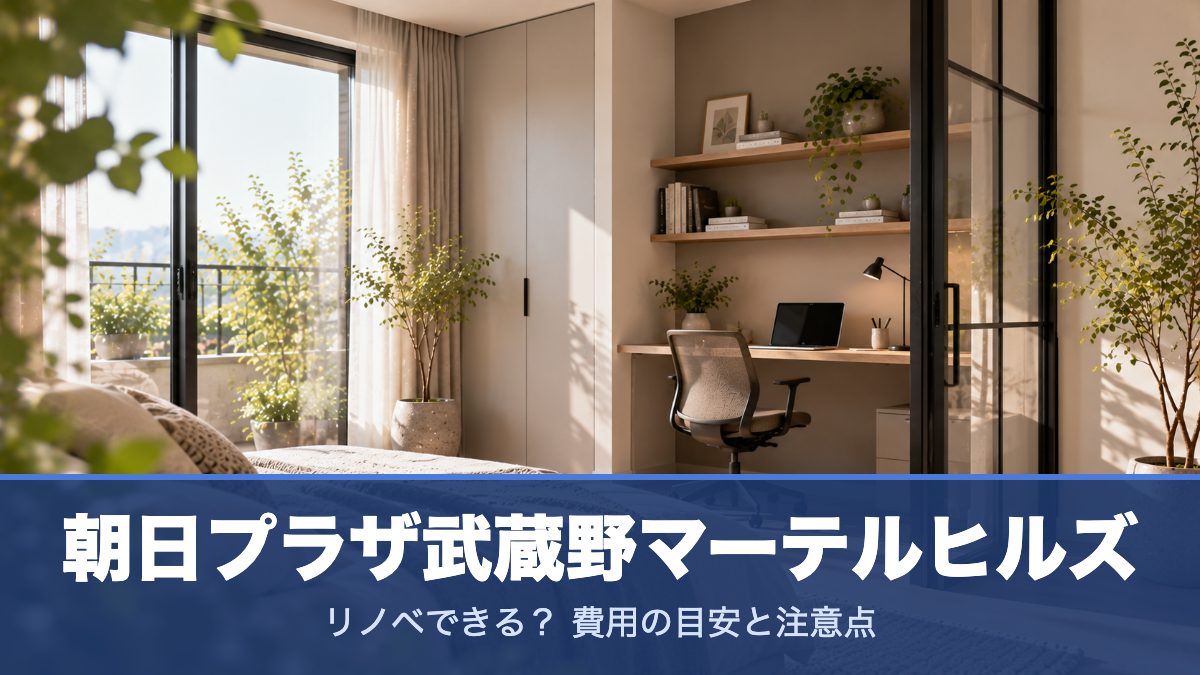 朝日プラザ武蔵野マーテルヒルズのリノベーションのイメージ画像