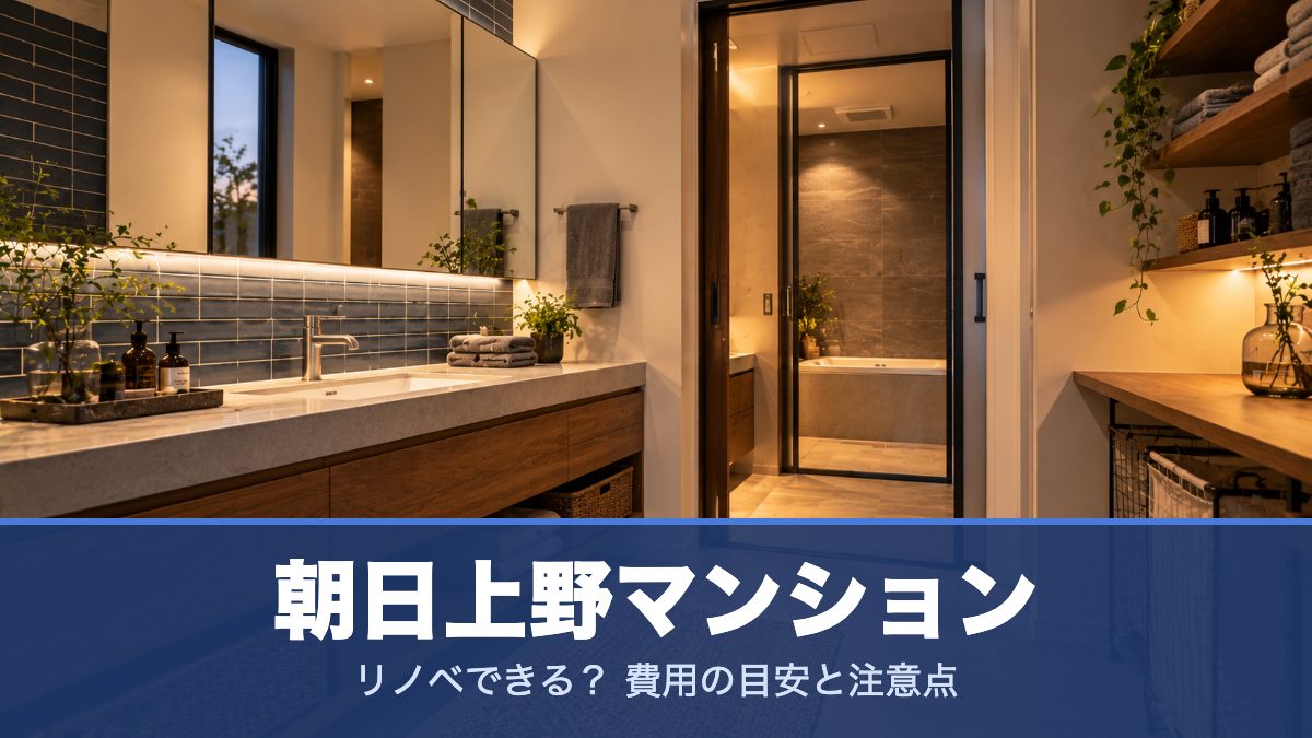 朝日上野マンションのリノベーションのイメージ画像