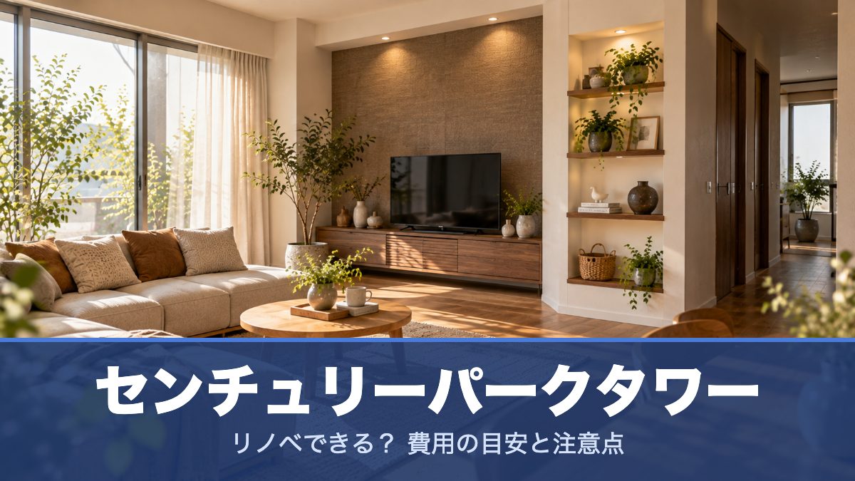 センチュリーパークタワーのリノベーションのイメージ画像