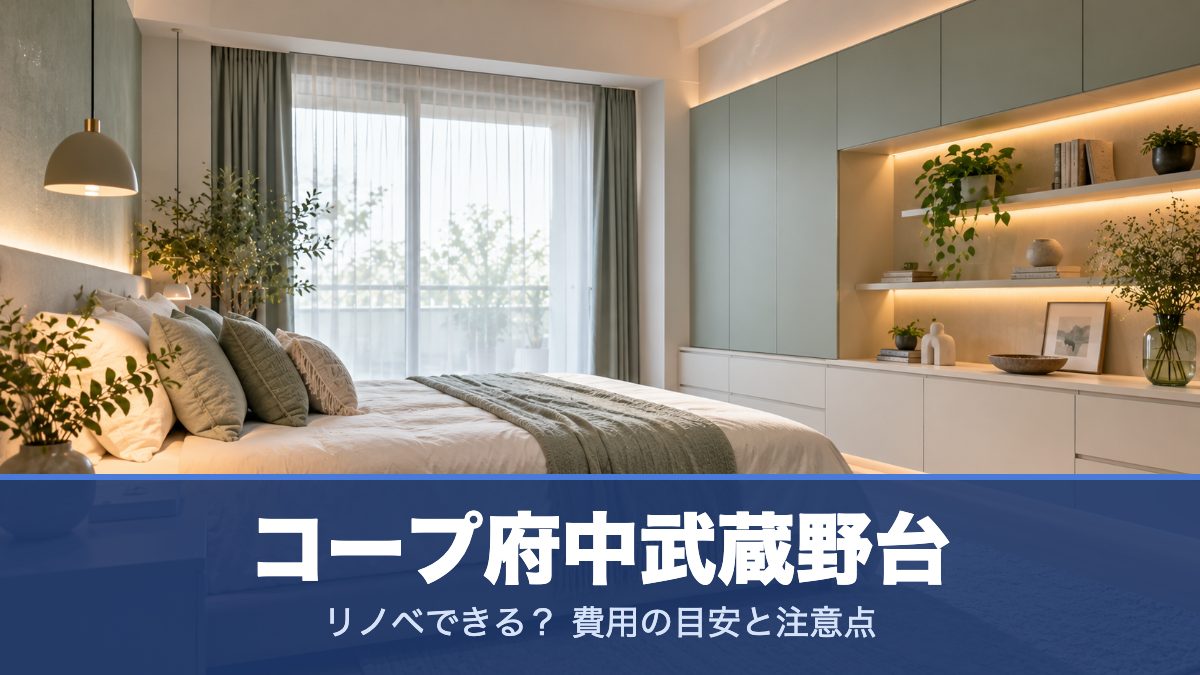 コープ府中武蔵野台のリノベーションのイメージ画像