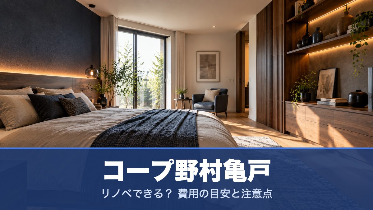 コープ野村亀戸のリノベーションのイメージ画像