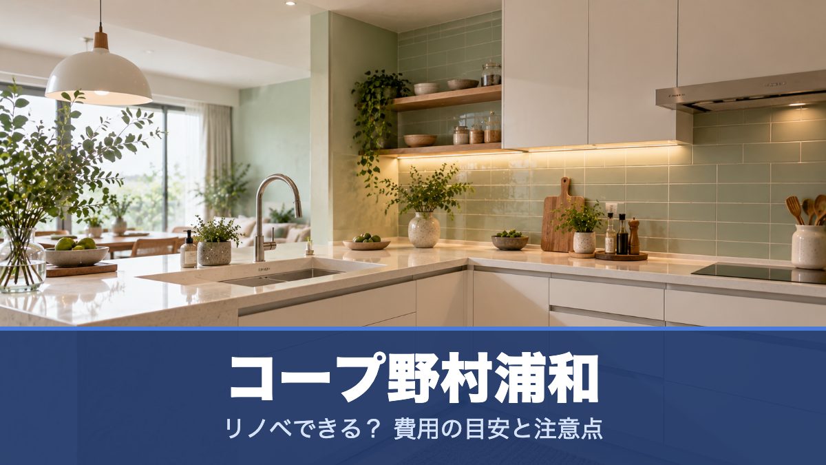 コープ野村浦和のリノベーションのイメージ画像