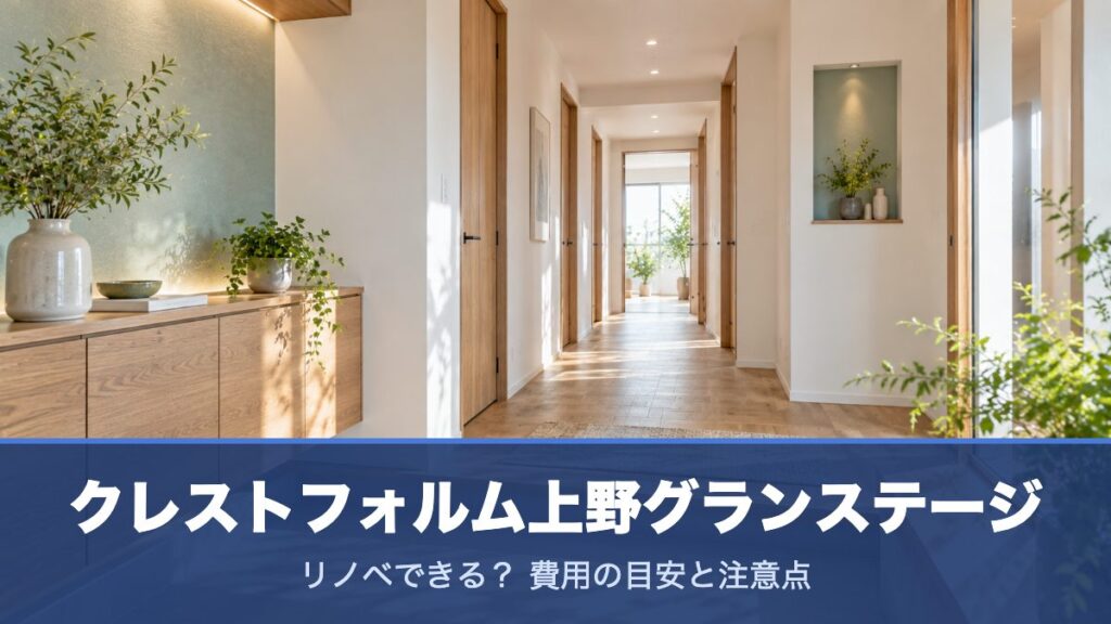クレストフォルム上野グランステージのリノベーションのイメージ画像