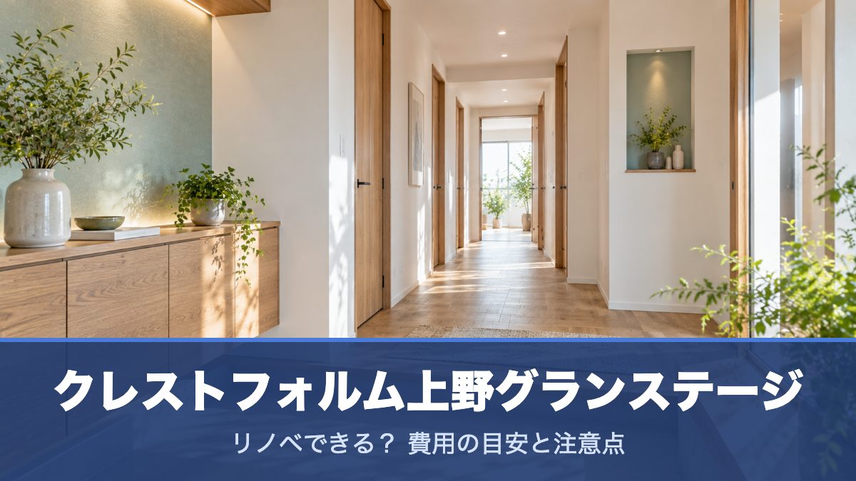 クレストフォルム上野グランステージのリノベーションのイメージ画像