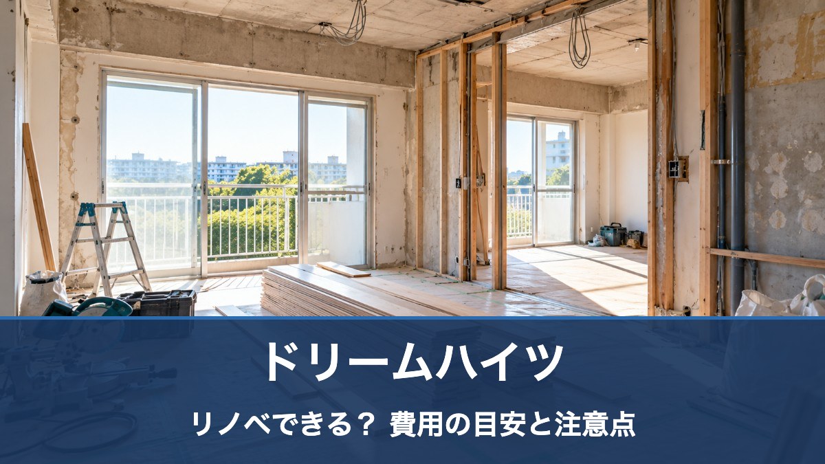 ドリームハイツのリフォーム・リノベーション費用の目安