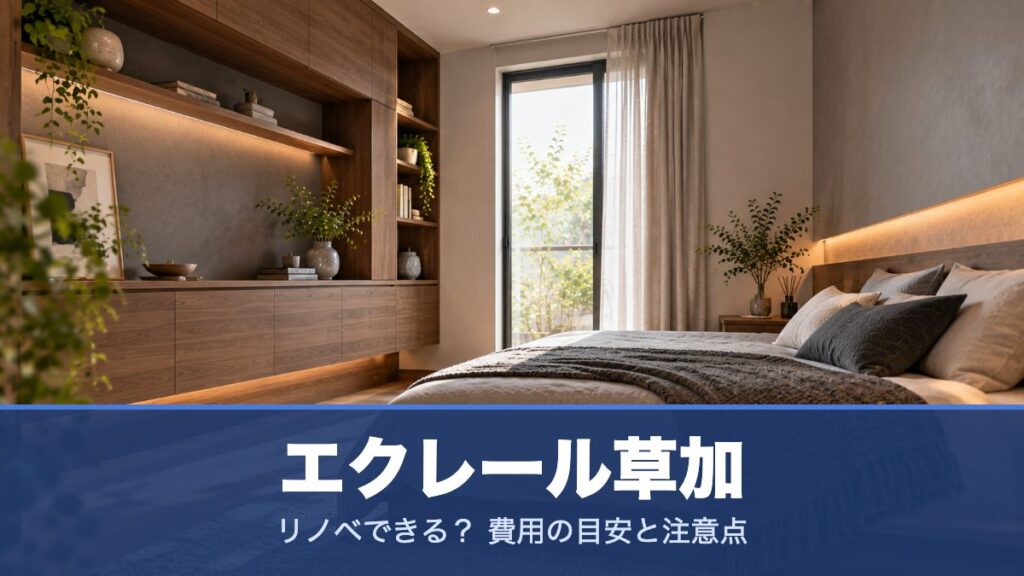 エクレール草加のリノベーションのイメージ画像