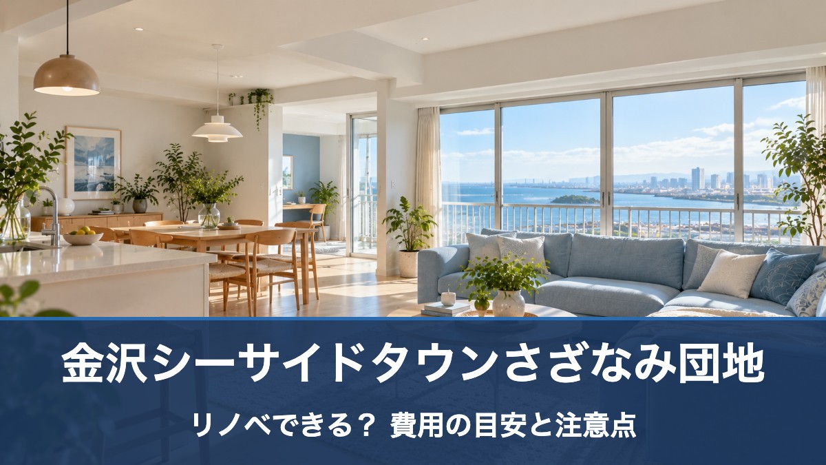 金沢シーサイドタウンさざなみ団地のリノベ・リフォーム