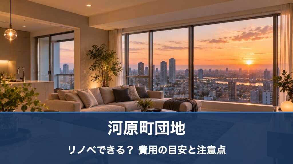 河原町団地のリノベ・リフォーム