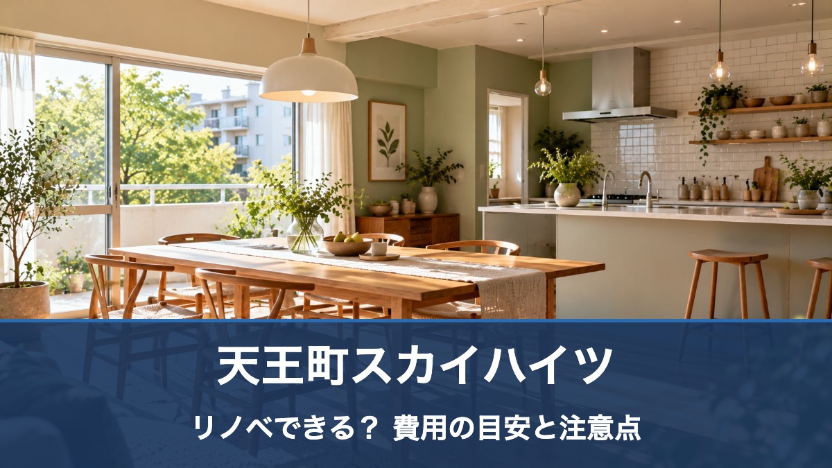 天王町スカイハイツのリノベ・リフォーム