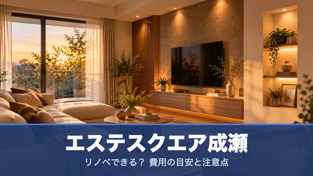 エステスクエア成瀬のリノベーションのイメージ画像