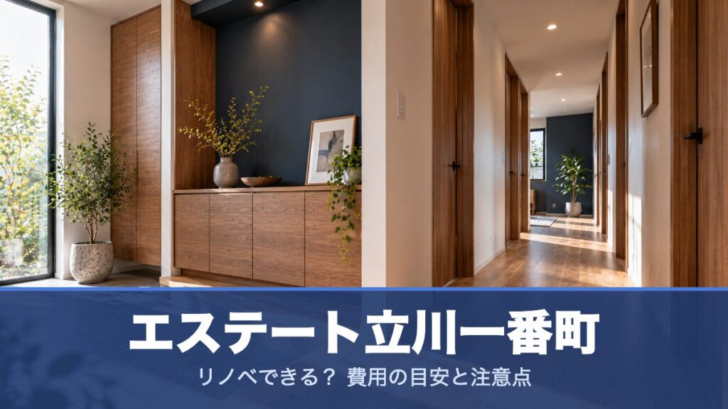 エステート立川一番町のリノベーションのイメージ画像