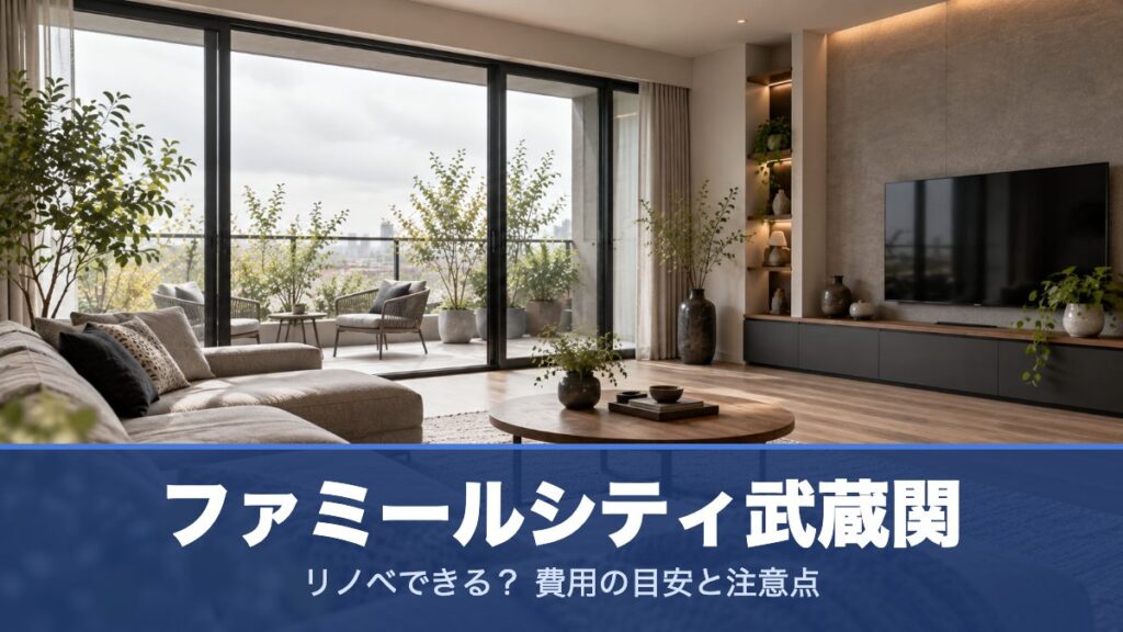ファミールシティ武蔵関のリノベーションのイメージ画像
