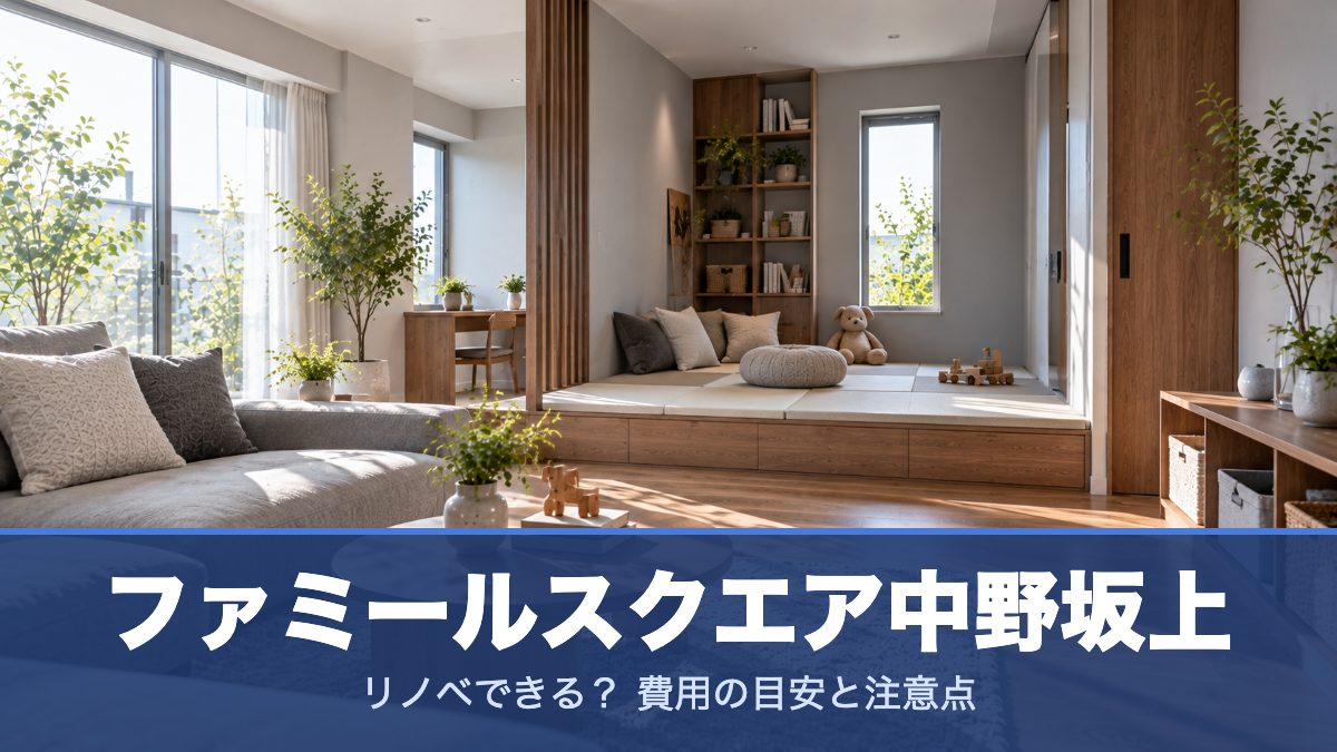 ファミールスクエア中野坂上のリノベーションのイメージ画像