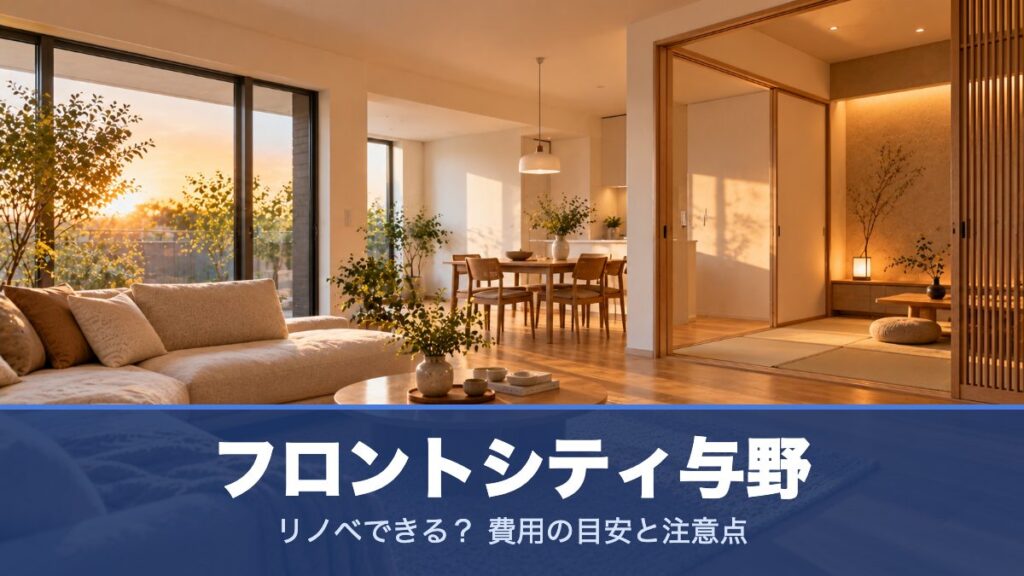フロントシティ与野のリノベーションのイメージ画像