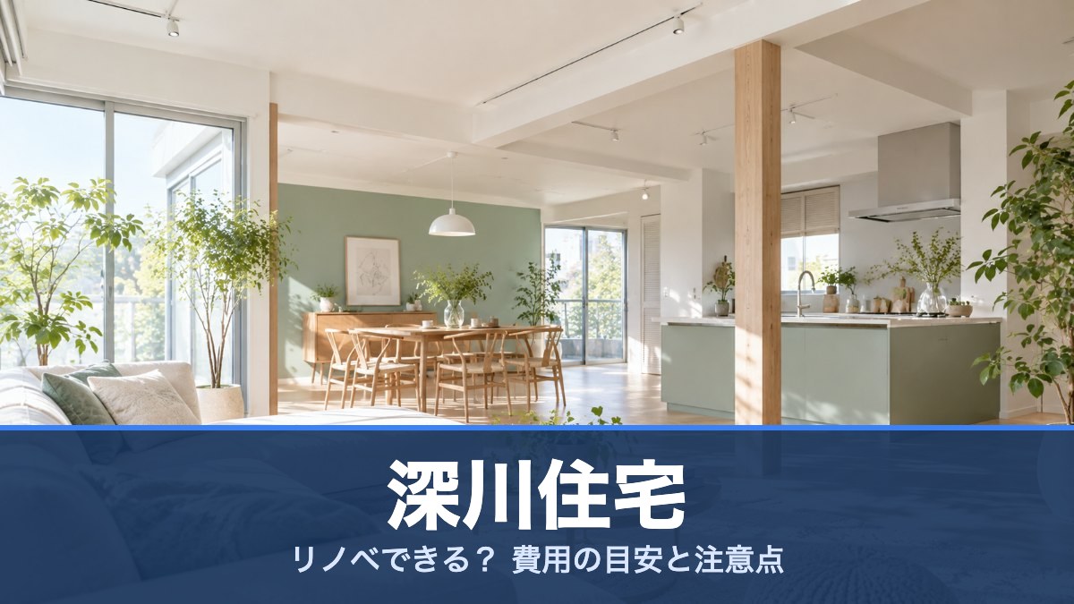 深川住宅の室内イメージ