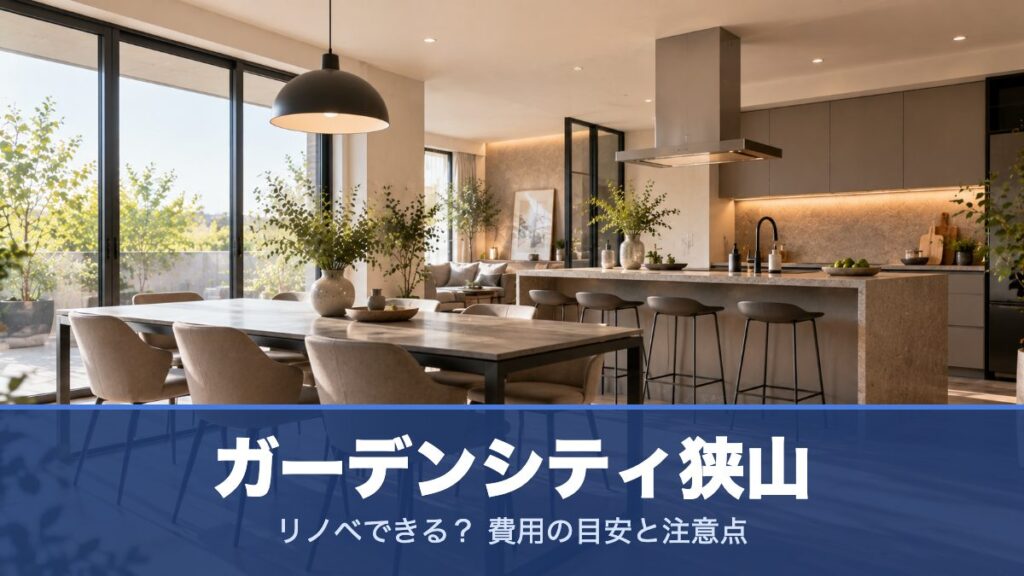 ガーデンシティ狭山のリノベーションのイメージ画像