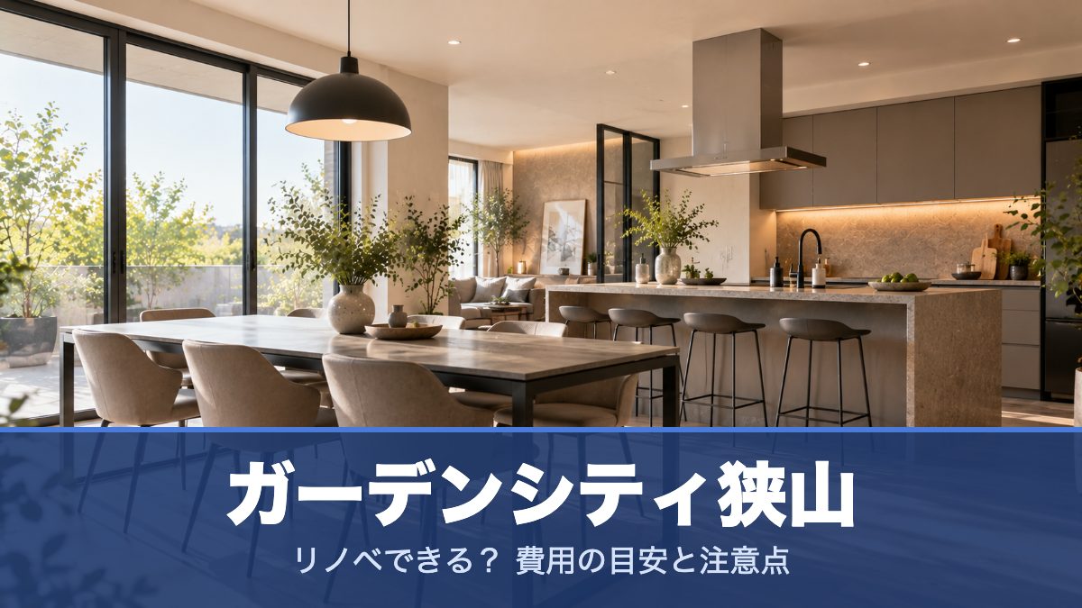 ガーデンシティ狭山のリノベーションのイメージ画像