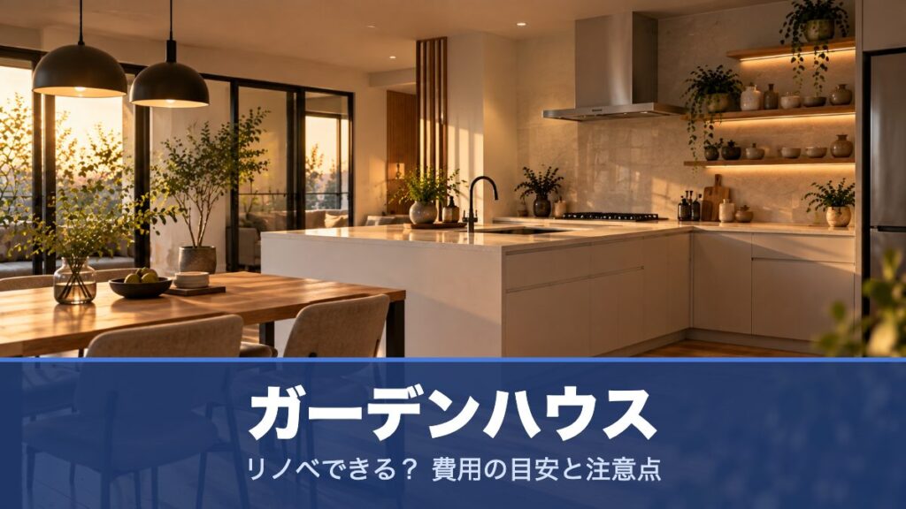 ガーデンハウスのリノベーションのイメージ画像