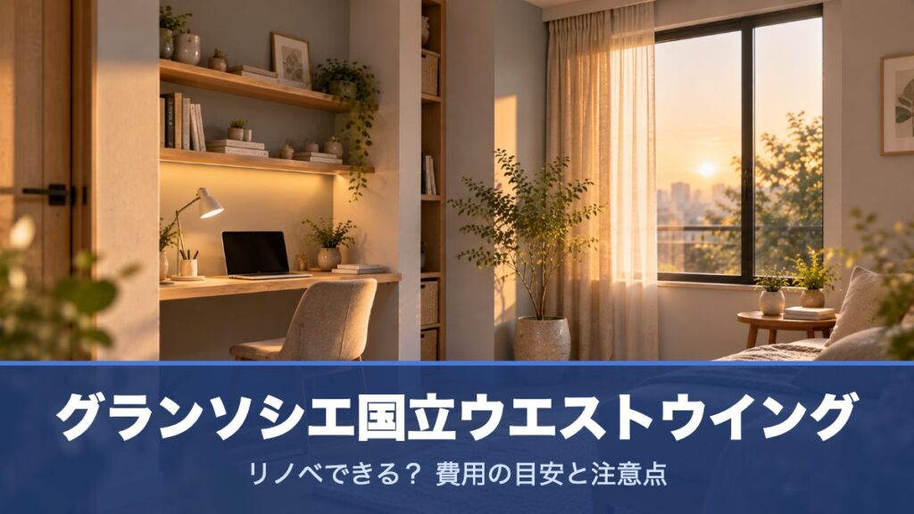 グランソシエ国立ウエストウイングのリノベーションのイメージ画像