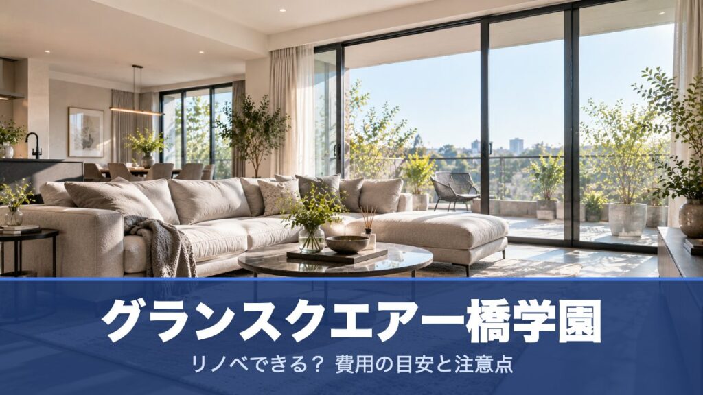 グランスクエア一橋学園のリノベーションのイメージ画像