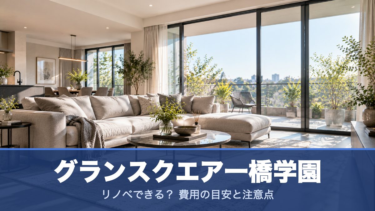グランスクエア一橋学園のリノベーションのイメージ画像