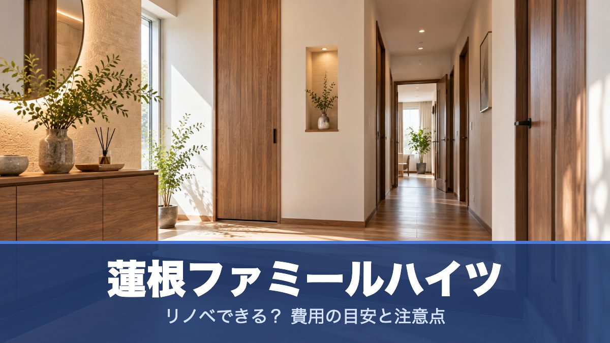 蓮根ファミールハイツのリノベーションのイメージ画像