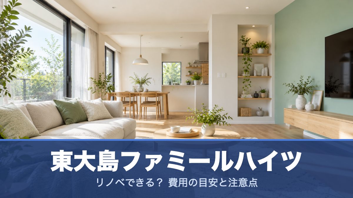 東大島ファミールハイツのリノベーションのイメージ画像