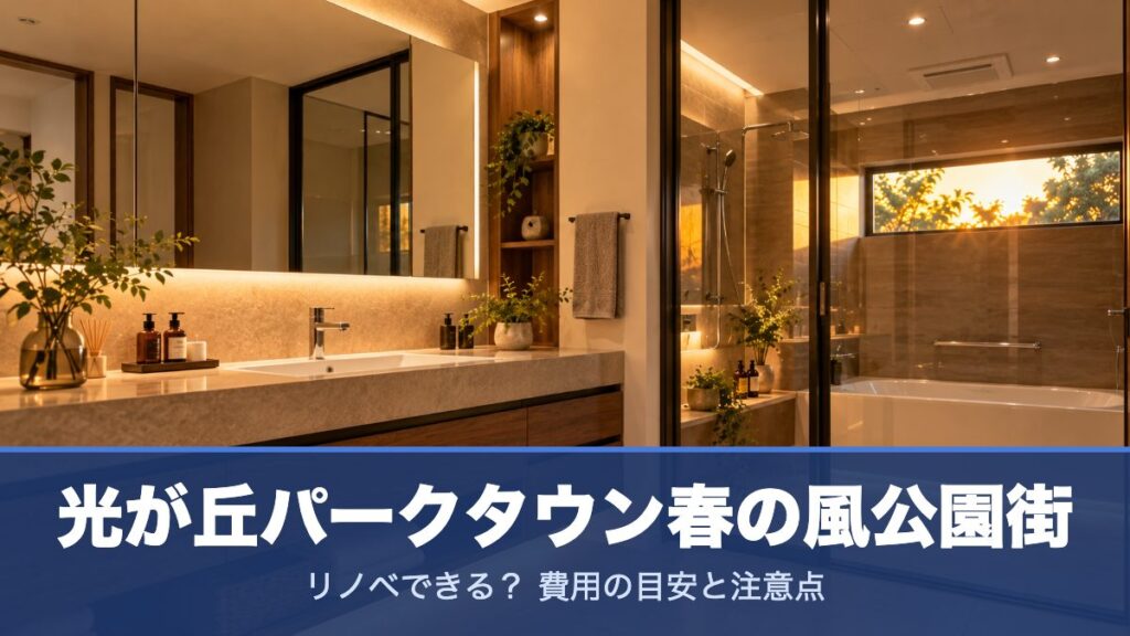 光が丘パークタウン春の風公園街のリノベーションのイメージ画像