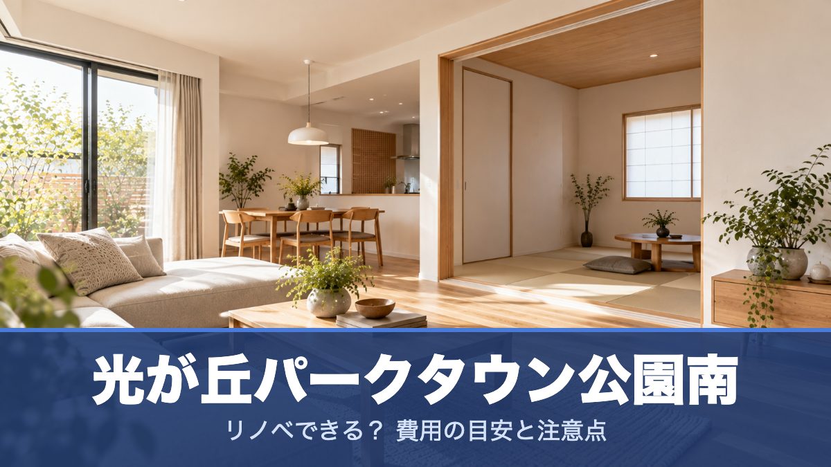 光が丘パークタウン公園南のリノベーションのイメージ画像