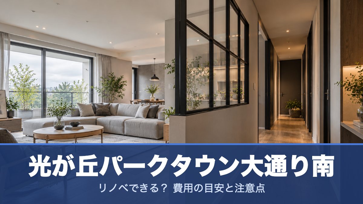 光が丘パークタウン大通り南のリノベーションのイメージ画像