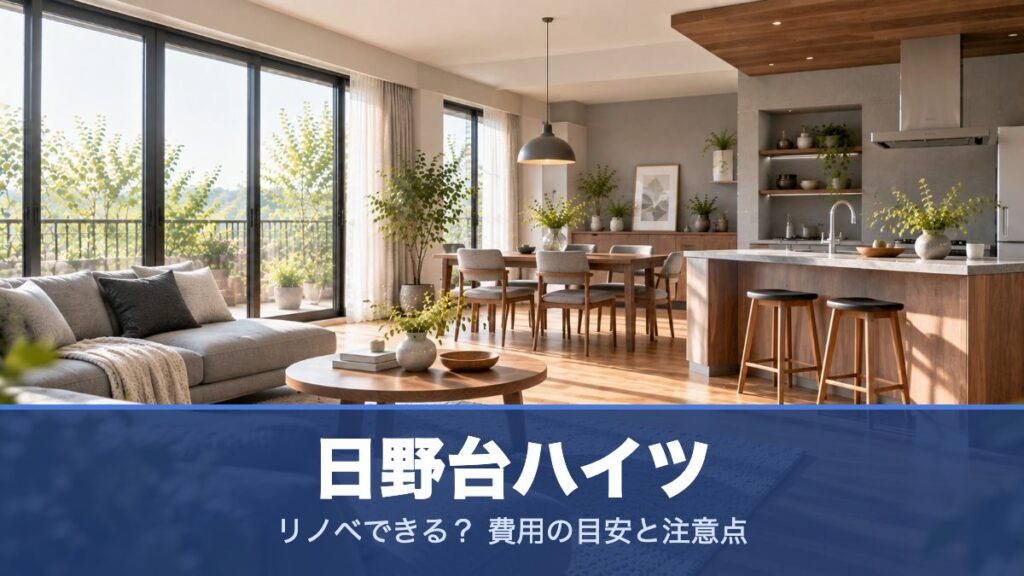 日野台ハイツのリノベーションのイメージ画像