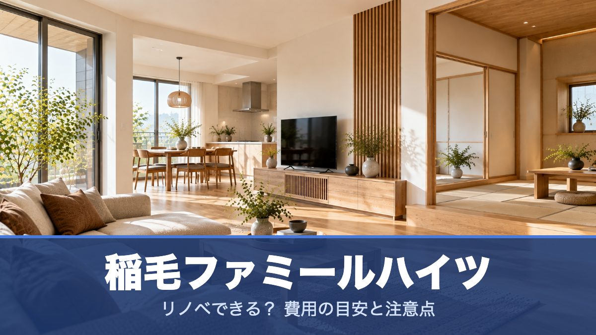 稲毛ファミールハイツのリノベーションのイメージ画像