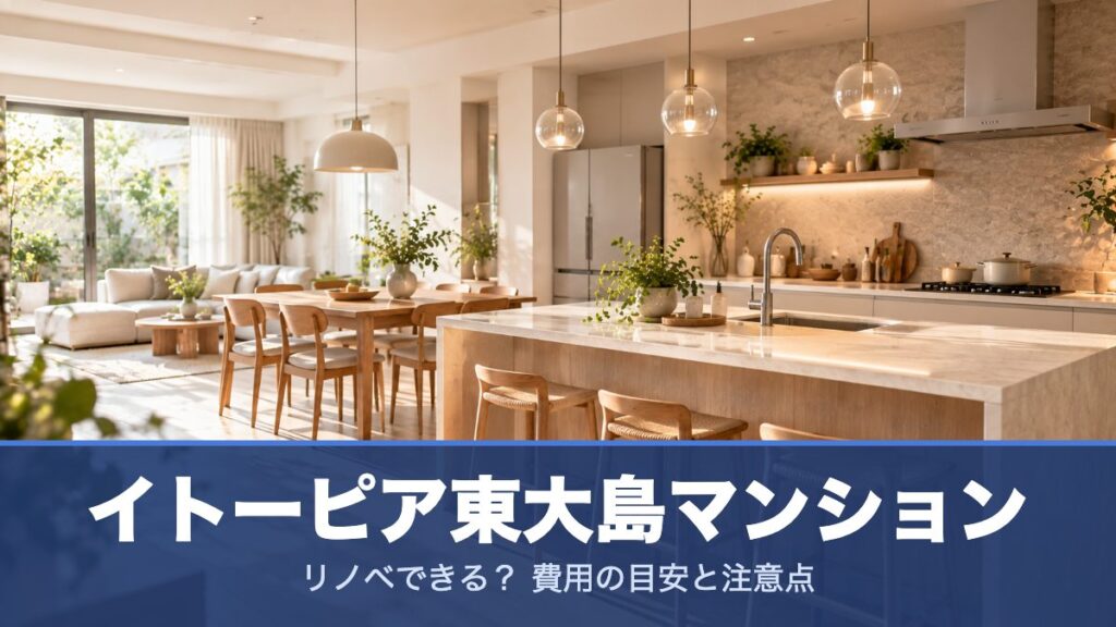 イトーピア東大島マンションのリノベーションのイメージ画像