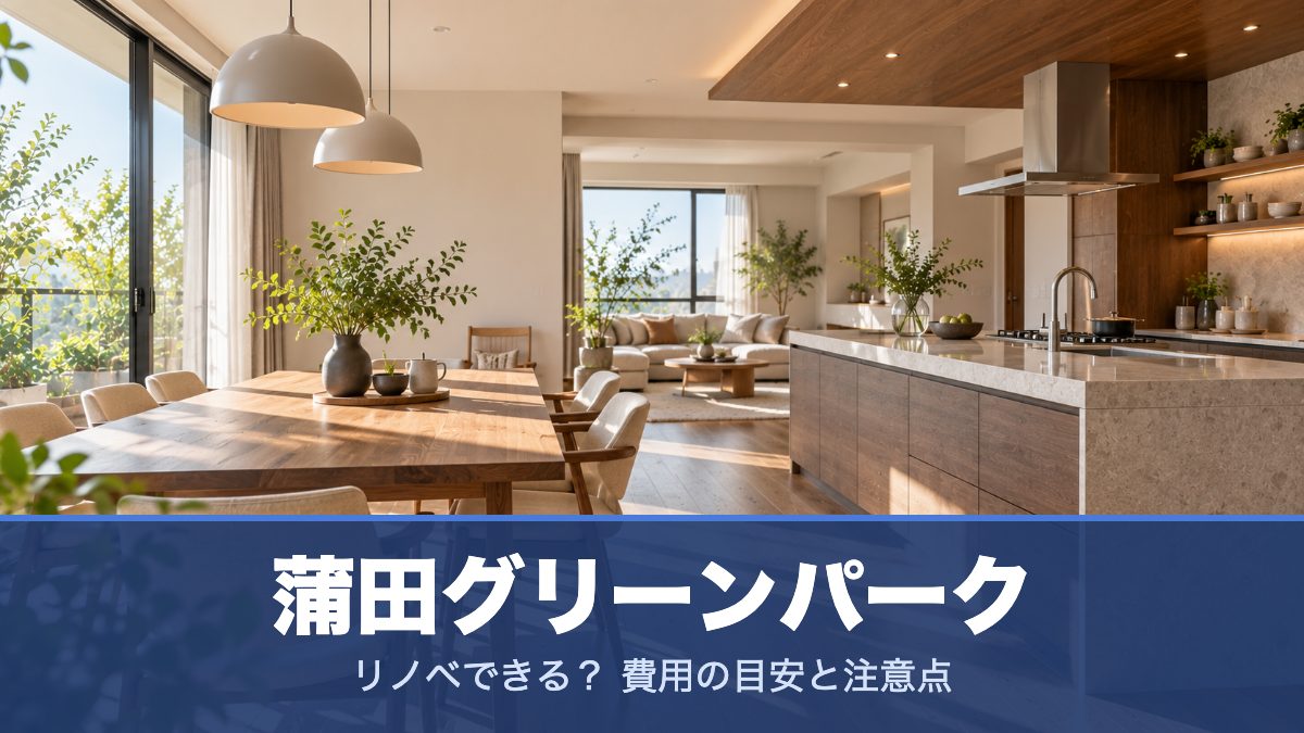 蒲田グリーンパークのリノベーションのイメージ画像