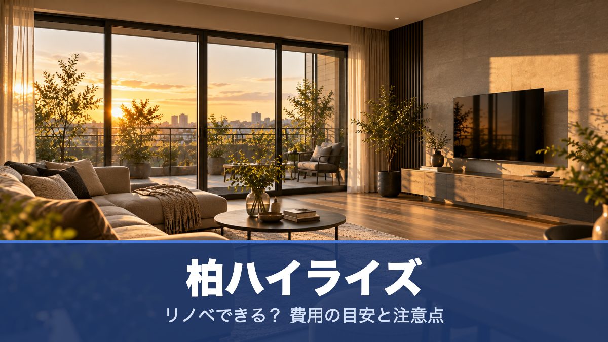 柏ハイライズのリノベーションのイメージ画像