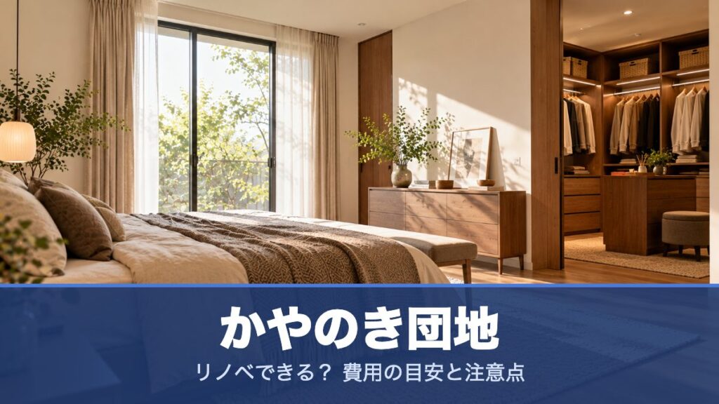 かやのき団地のリノベーションのイメージ画像
