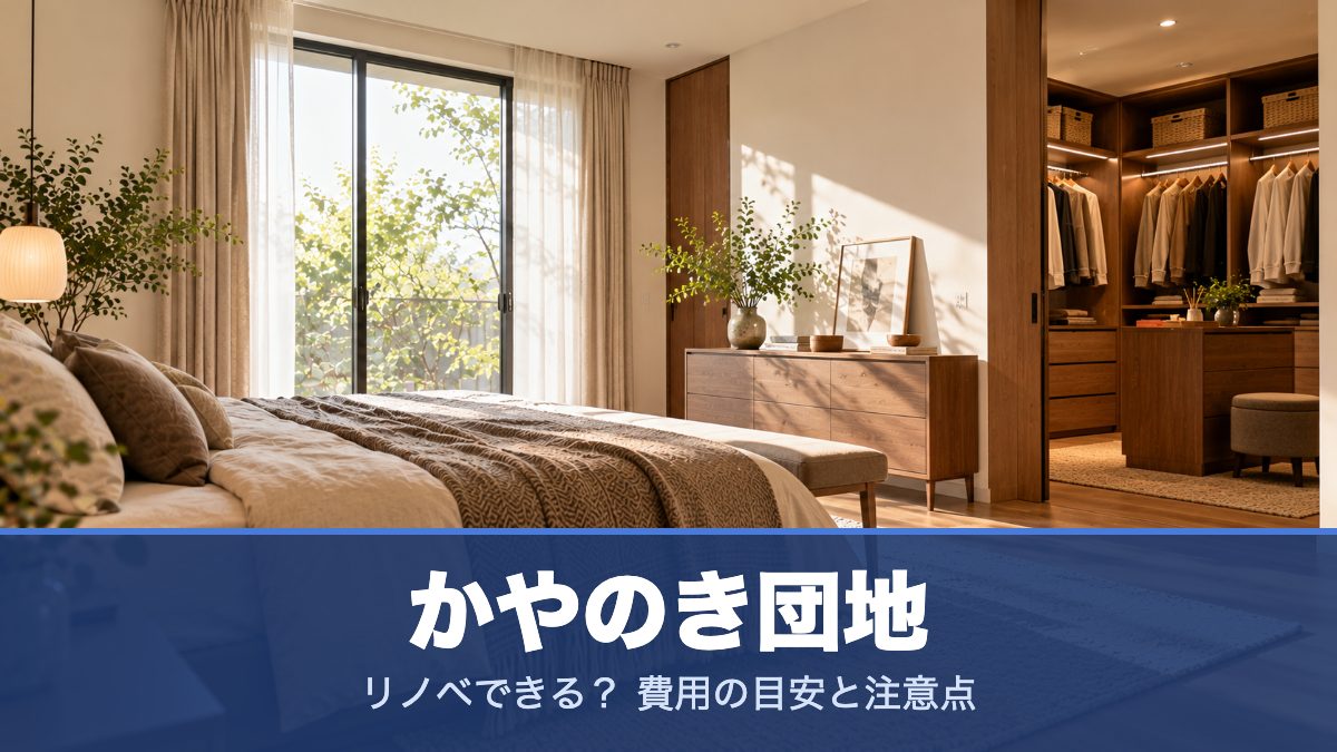 かやのき団地のリノベーションのイメージ画像