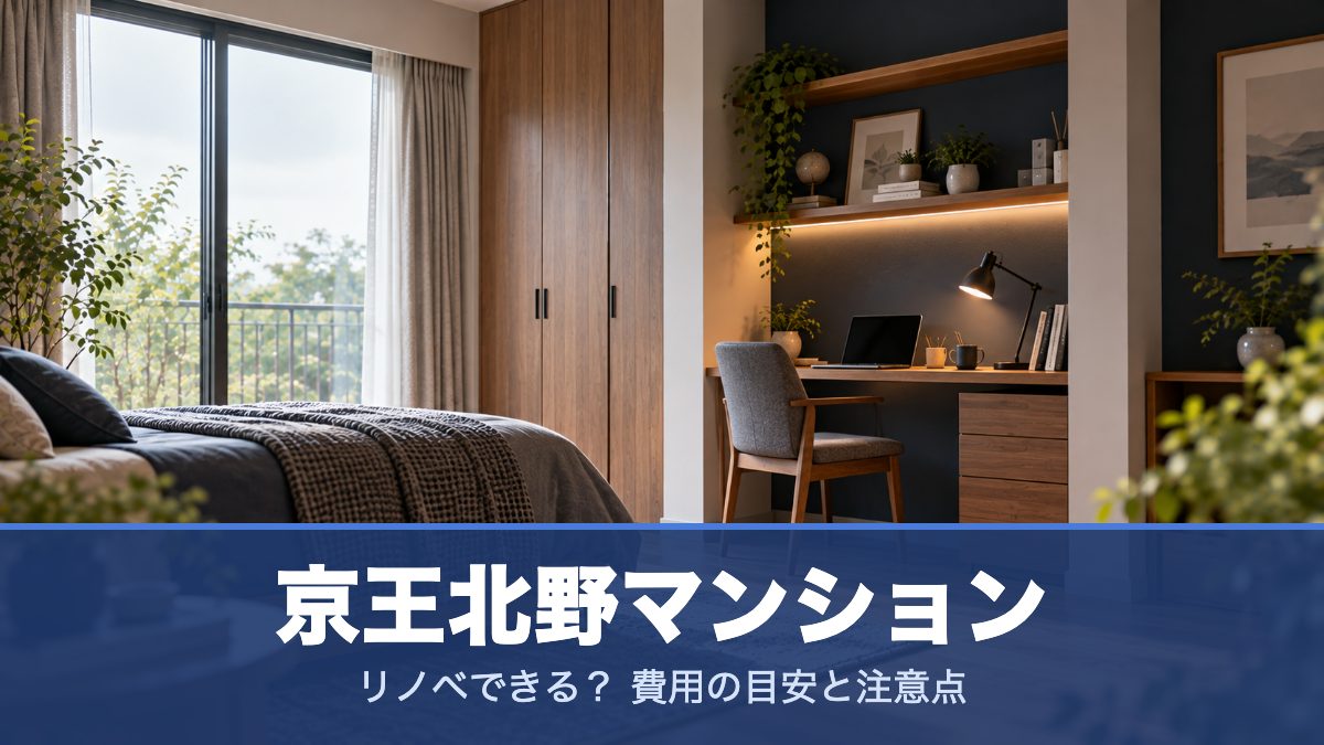 京王北野マンションのリノベーションのイメージ画像