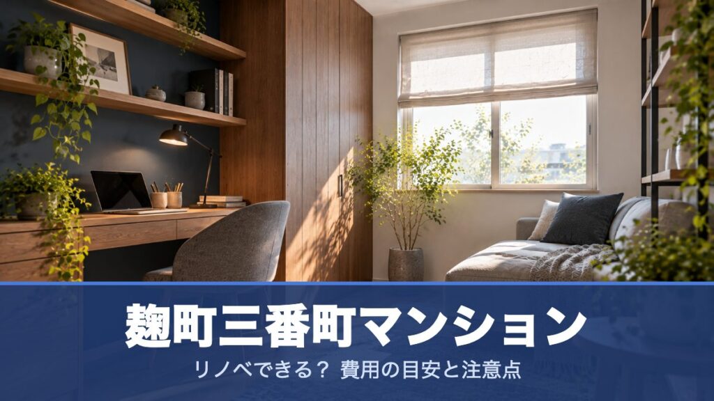 麹町三番町マンションのリノベーションのイメージ画像