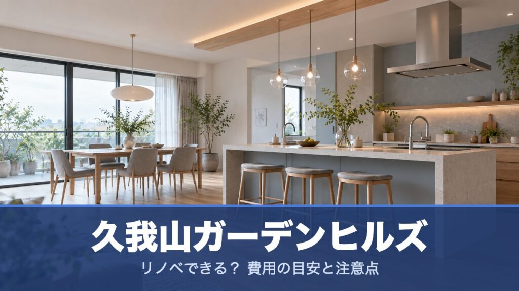 久我山ガーデンヒルズのリノベーションのイメージ画像