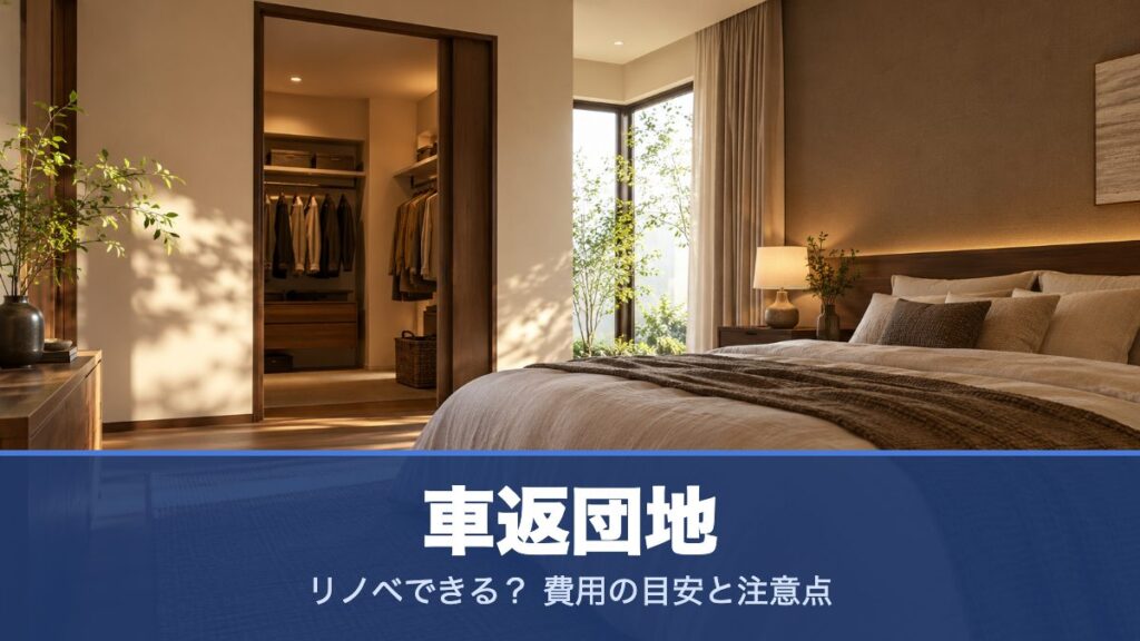 車返団地のリノベーションのイメージ画像