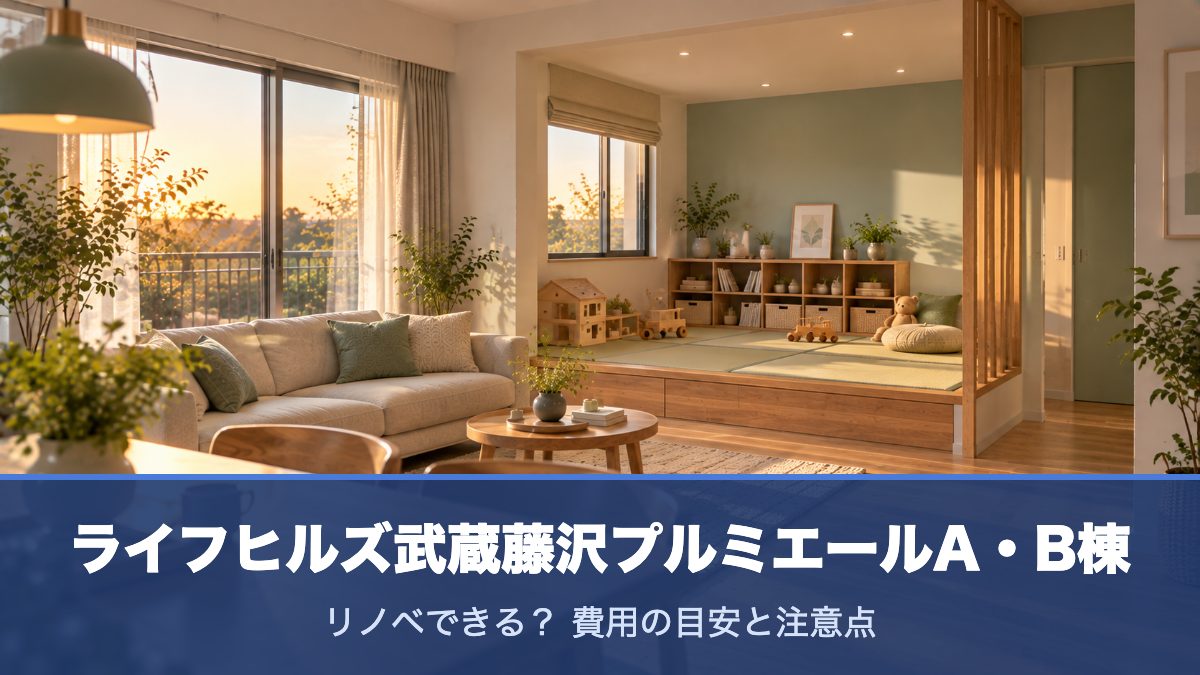 ライフヒルズ武蔵藤沢プルミエールA・B棟のリノベーションのイメージ画像