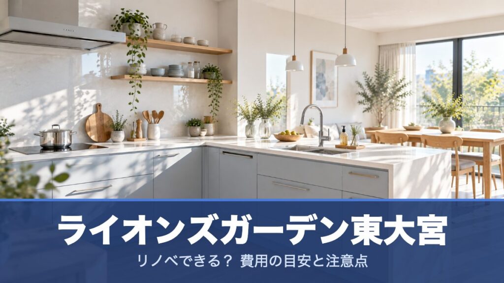 ライオンズガーデン東大宮のリノベーションのイメージ画像