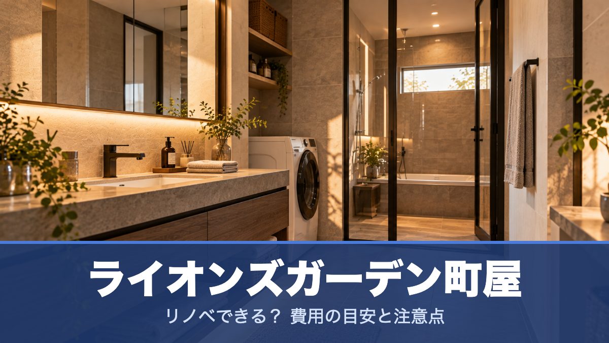 ライオンズガーデン町屋のリノベーションのイメージ画像