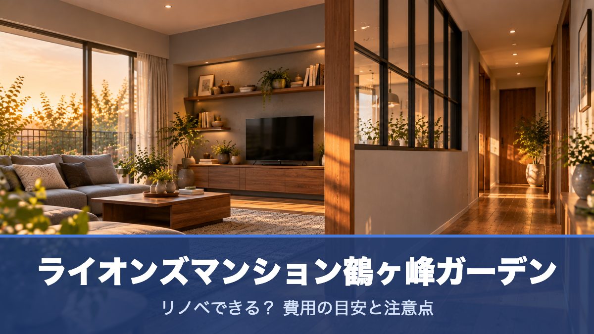 ライオンズマンション鶴ヶ峰ガーデンのリノベーションのイメージ画像